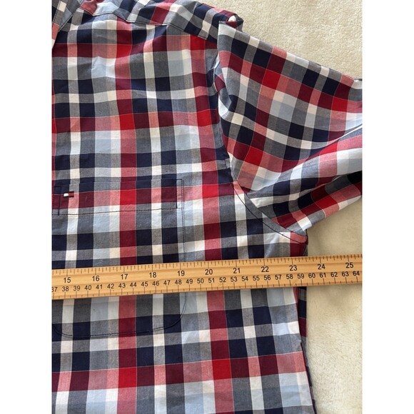 Tommy Hilfiger Mens Shirt Extra Large Button Plaid Adaptive Easy Closure - Picture 7 of 13